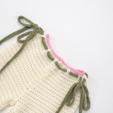 EVE Fashion Knits Hollow Out Casual Pants MXBF-J25PT136