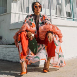 EVE Beach Print Sun Protection Cover-Up Jacket YF-10889