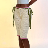 EVE Fashion Knits Hollow Out Casual Pants MXBF-J25PT136