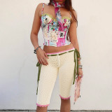 EVE Fashion Knits Hollow Out Casual Pants MXBF-J25PT136