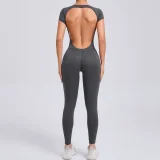 EVE Backless Long Sleeve Yoga Jumpsuit GQSA-89071