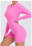 EVE Long Sleeve Zipper Backless Romper GQSA-ZY01