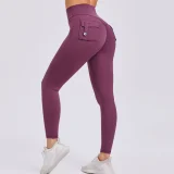 EVE Solid Color High Waist Tight Sport Pants GQSA-8020