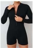 EVE Long Sleeve Zipper Backless Romper GQSA-ZY01