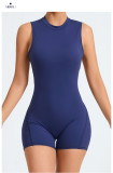 EVE Solid Color Backless Yoga Sport Romper GQSA-YL075