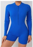 EVE Long Sleeve Zipper Backless Romper GQSA-ZY01