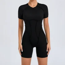 EVE Short Sleeve Sport Backless Yoga Romper GQSA-50310