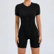 EVE Short Sleeve Sport Backless Yoga Romper GQSA-50310