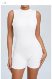 EVE Solid Color Backless Yoga Sport Romper GQSA-YL075