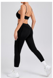 EVE Solid Color Sling Sport Two Piece Pants Set GQSA-86040/87652