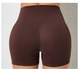 EVE Solid Color Yoga Sport Shorts GQSA-13776