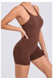 EVE Sleeveless Backless Sport Romper GQSA-41720