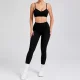 EVE Solid Color Sling Sport Two Piece Pants Set GQSA-86040/87652