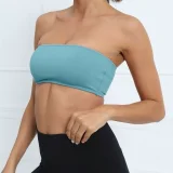 EVE Solid Color Wrap Chest Sport Tops GQSA-RD803