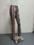 EVE Plus Size Bohemian Slim Flared Printed Pants GWTC-W0730