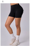 EVE Long Sleeve V Neck Pleated Two Piece Pants Set GQSA-10109