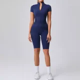 EVE Long Sleeve Zipper Tight Sport Two Piece Pants Set GQSA-41180