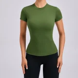 EVE Solid Color Short Sleeve Sport T Shirts GQSA-QS808