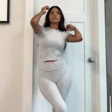 EVE Solid Color Casual Two Piece Pants Set GWTC-W0719