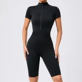 EVE Long Sleeve Zipper Tight Sport Two Piece Pants Set GQSA-41180