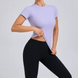 EVE Solid Color Short Sleeve Sport T Shirts GQSA-QS808