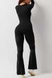 EVE Long Sleeve Square Neck Slim Jumpsuit GWTC-LT5204