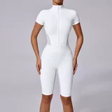 EVE Long Sleeve Zipper Tight Sport Two Piece Pants Set GQSA-41180