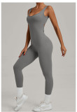 EVE Sleeveless Solid Color Yoga Sport Jumpsuit GQSA-24606