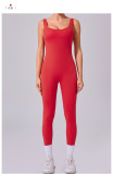 EVE Sleeveless Solid Color Yoga Sport Jumpsuit GQSA-24606