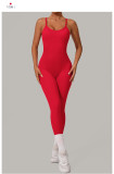EVE Adjustable Buckle Cross Sports Yoga Jumpsuit GQSA-8376