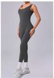 EVE Sleeveless Solid Color Yoga Sport Jumpsuit GQSA-24606