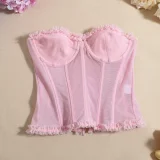 EVE Lace Sexy Shapewear Wrap Chest Top GYHF-51462THD
