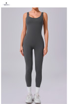 EVE Sleeveless Solid Color Yoga Sport Jumpsuit GQSA-24606