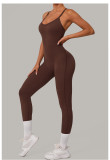 EVE Adjustable Buckle Cross Sports Yoga Jumpsuit GQSA-8376