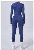 EVE Long Sleeve Zipper Yoga Tight Jumpsuit GQSA-5025