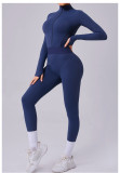 EVE Mesh Patchwork Long Sleeve Sport Jumspuit GQSA-80426