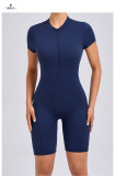 EVE Zipper Short Sleeve Sport Romper GQSA-80150