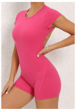 EVE Backless Solid Color Sport Romper GQSA-DV510