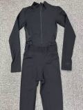 EVE Mesh Patchwork Long Sleeve Sport Jumspuit GQSA-80426