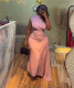 EVE Single Shoulder Solid Color Maxi Dress GCNE-72610