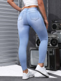 EVE Fashion Washed Tight Jeans GXJF-6338-2