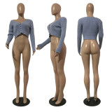 EVE Long Sleeve Sweater Knits Tops GCNF-0203