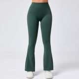EVE Solid Color High Waist Micro Flare Pants GQSA-9190