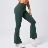 EVE Solid Color High Waist Micro Flare Pants GQSA-9190