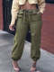 EVE Fashion Solid Color Slim Pants GSXK-SK241001