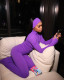EVE Long Sleeve Solid Color Sport Two Piece Pants Set(With Hairband) XMCS-qk20250911