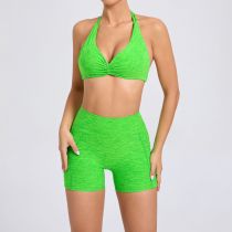 EVE Sport Halterneck Bra Pants 2 Piece Pants Set GQSA-74068/42352