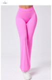EVE Yoga V-waist Fitness Flared Pants GQSA-43210