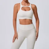 SC Hollow Out Tight Solid Sport Tank Tops GQSA-59520