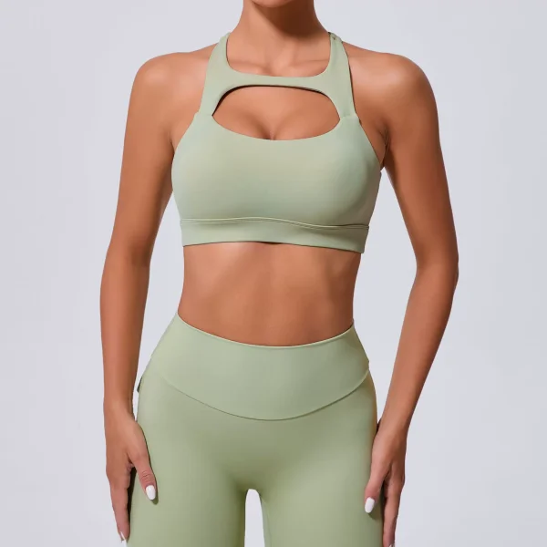 SC Hollow Out Tight Solid Sport Tank Tops GQSA-59520